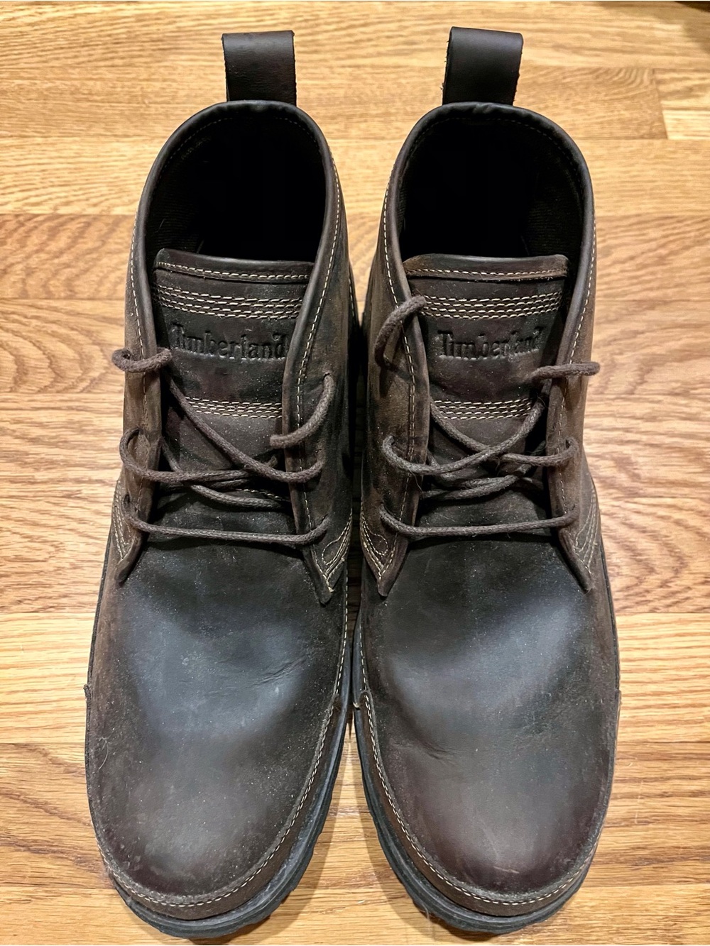 Timberland Men's Dark Brown Leather Boots